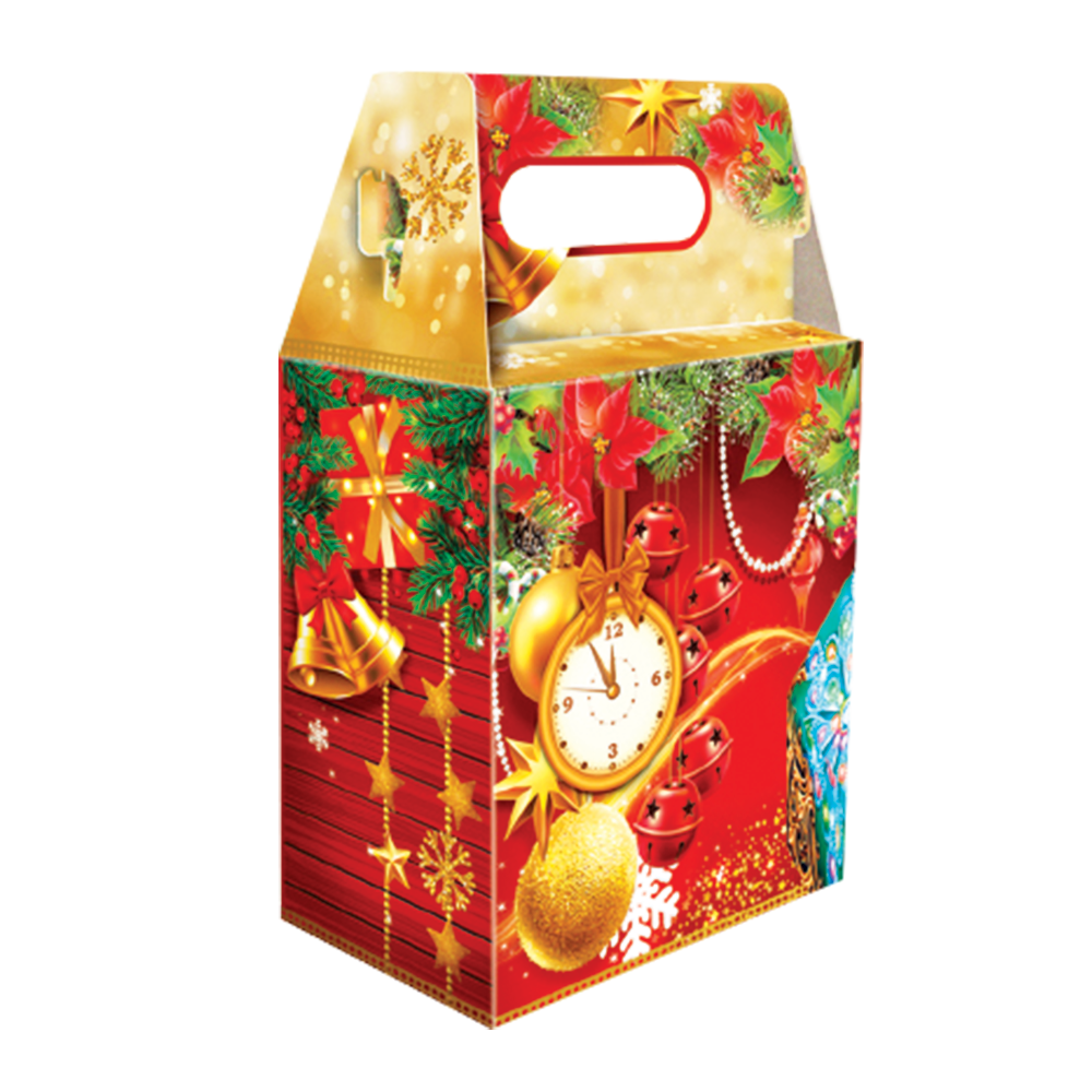 Солодкий набір подарунковий "Щасливого Різдва та Нового Року" 1000гр Український Подарунок